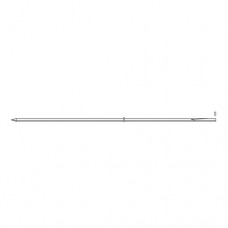 Kirschner Wire Drill Trocar Pointed - Flat End Stainless Steel, 31 cm - 12 1/4" Diameter 1.2 mm Ø